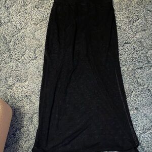 Fashion Nova Black Maxi Skirt
